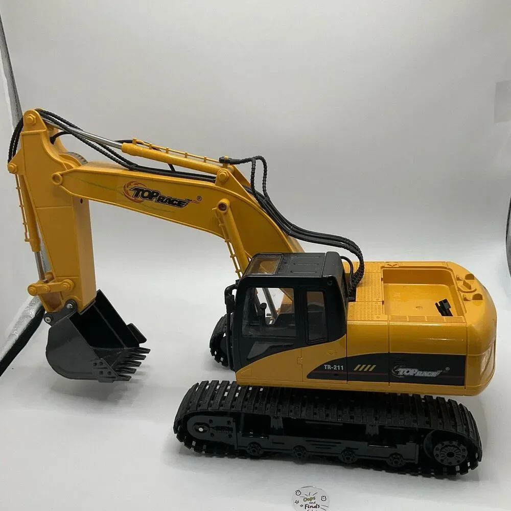 Top Race TR-211 Excavator Toy Construction Vehicle Digger Model